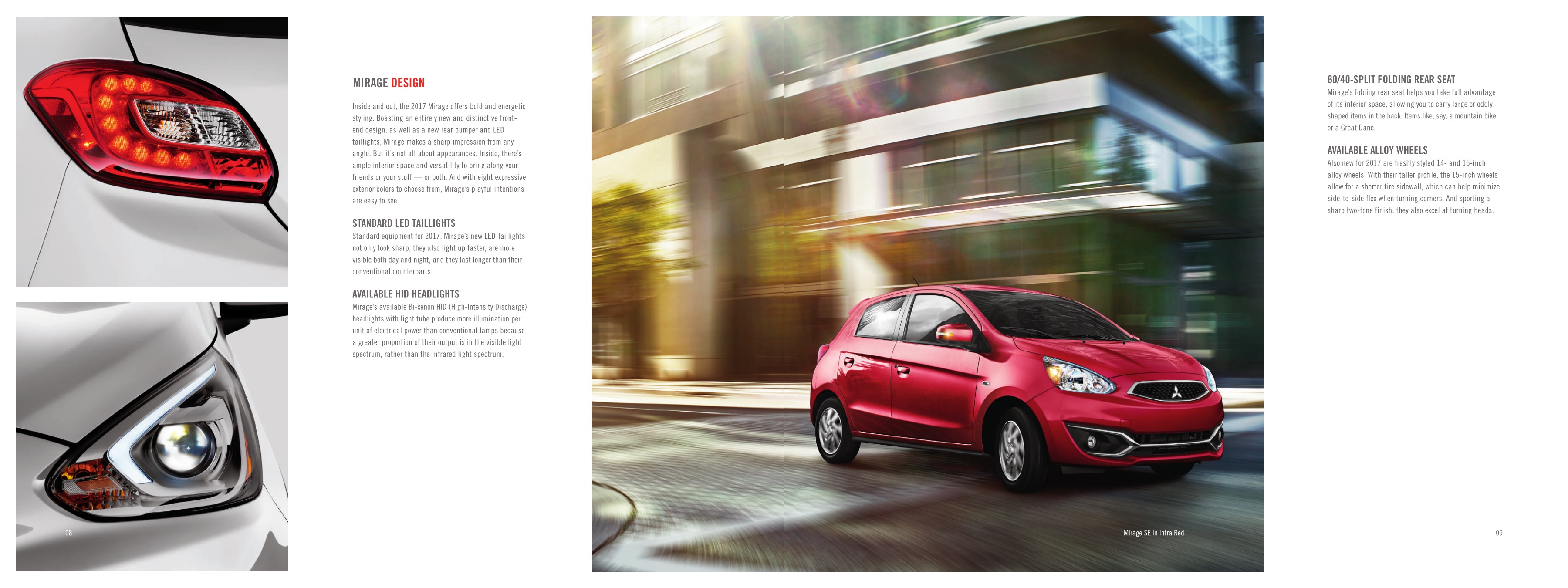 2017 Mitsubishi Mirage Brochure Page 12